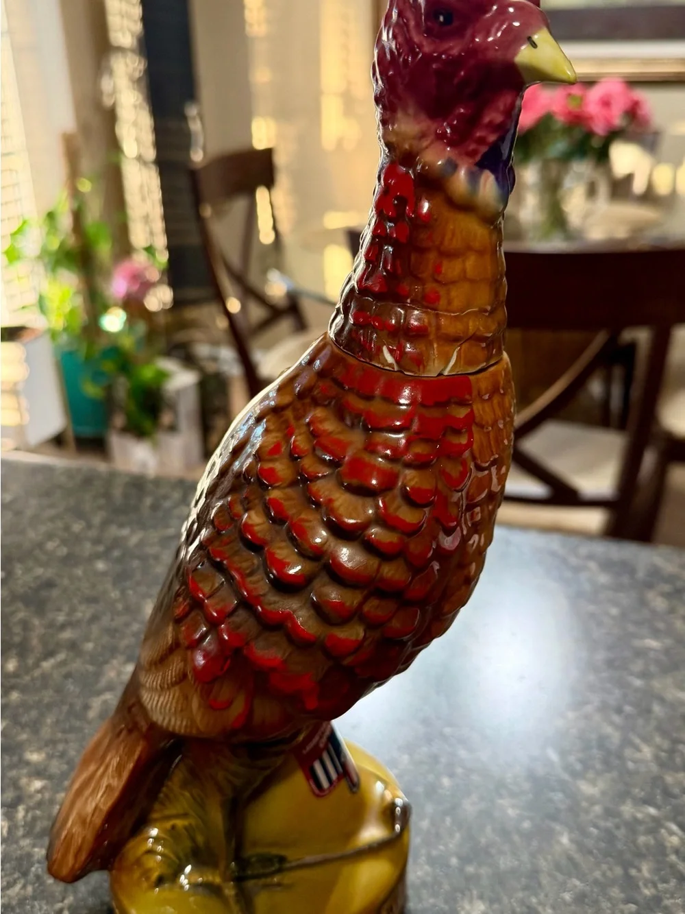 1972 Austin Nichols Wild Turkey porcelain decanter